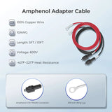 Amphenol Adapter Cable( Amphenol - 3/8 in Lugs) Renogy