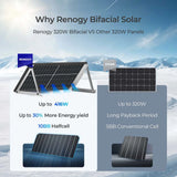Bifacial 320W Monocrystalline Solar Panel Renogy