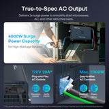 Pro 12V Bluetooth Pure Sine Inverter (1000W/2000W/3000W) + 120V 30A Automatic ATS Transfer Switch