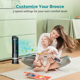 DR.PREPARE 16in Oscillating Tower Fan Renogy