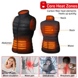 Dr.Prepare Unisex Heated Vest - 6 Heating Zones & Plus Size Renogy