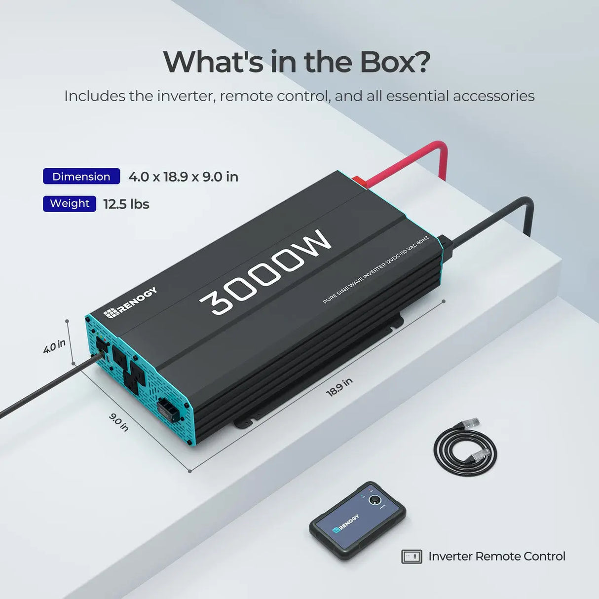 3000W 12V Pure Sine Wave Inverter