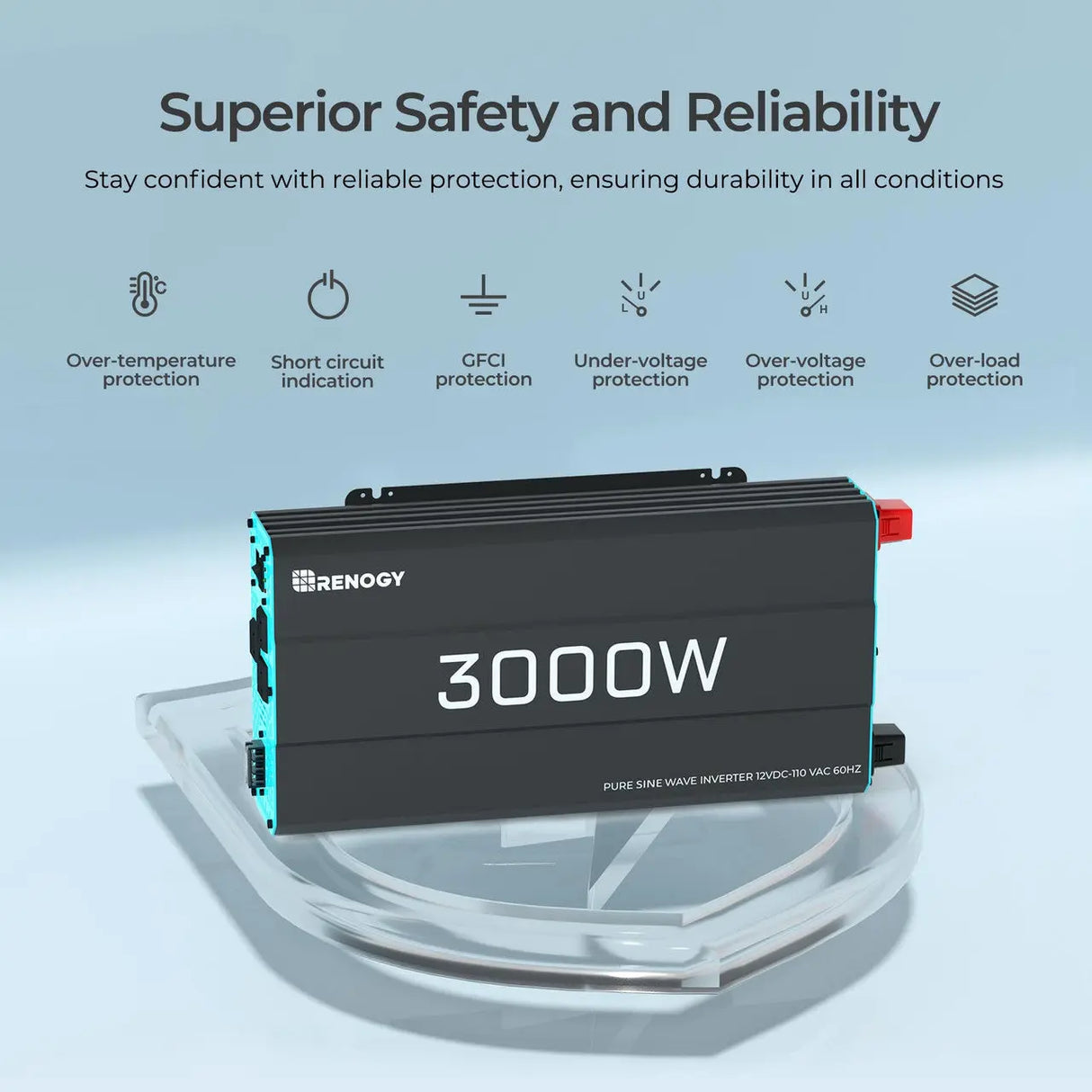 3000W 12V Pure Sine Wave Inverter