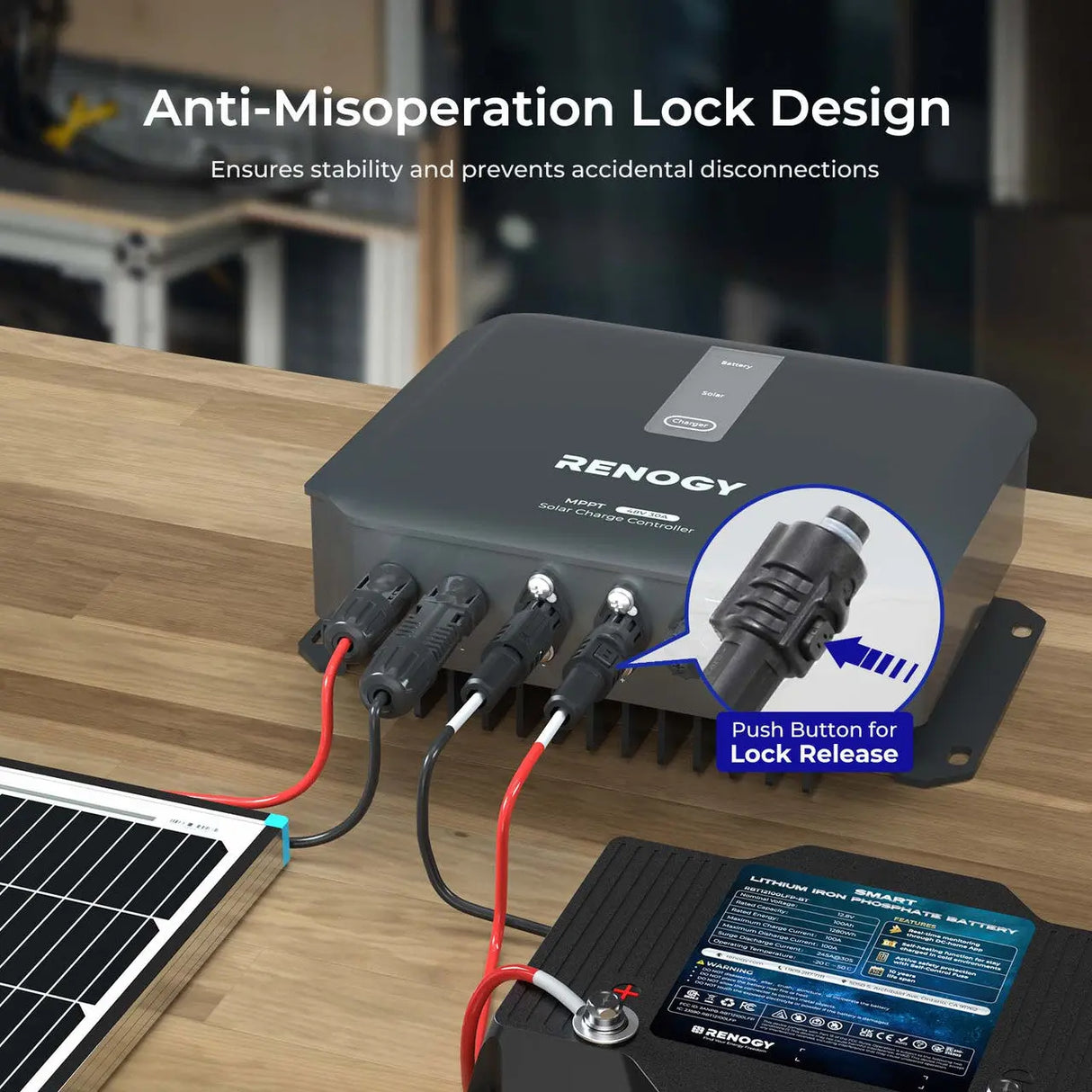 Amphenol Adapter Cable( Amphenol - 3/8 in Lugs) Renogy