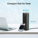 Dr.Prepare 12-Inch Tower Fan with 25W AC Motor Renogy