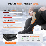 Dr.Prepare Heated Socks for Women Men, Rechargeable, 7H Heating Max.