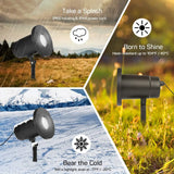 Dr. Prepare Christmas Projector Light with Snow Flakes Patterns Renogy