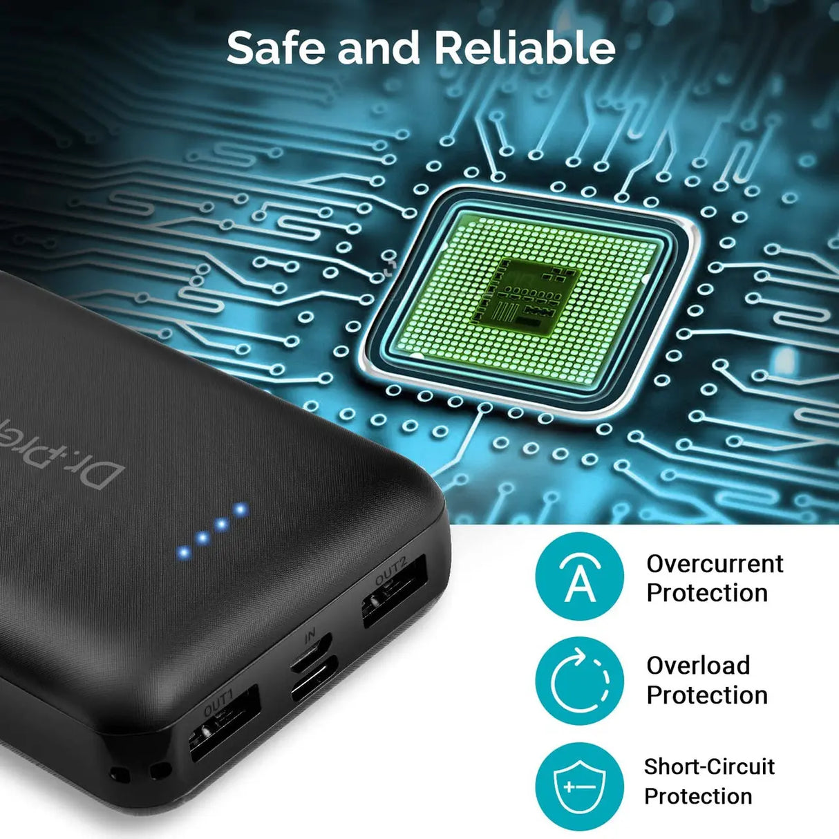 Dr. Prepare Portable Charger 10000mAh for Heated Vest/Jacket Renogy