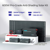 600w 12v anti-shading solar kit