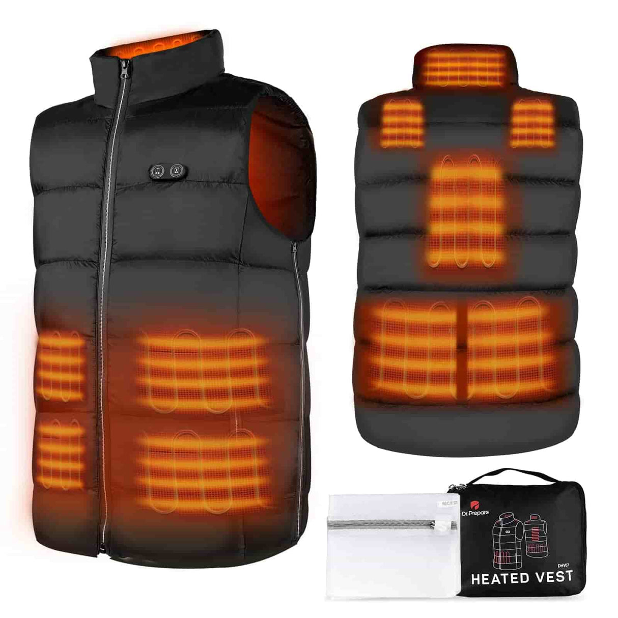 Dr.Prepare USB Electric Heated Vest - Enhanced Warmth Renogy