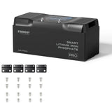 Pro - 12V 100Ah/200Ah Smart LiFePO4 Battery w/ Bluetooth & Self-Heating Renogy