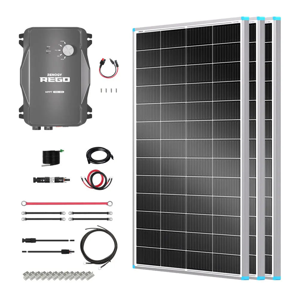 Essential Off-Grid Solar Kit 600W 12V | Optional 3.6kWh LiFePO4 Battery Renogy