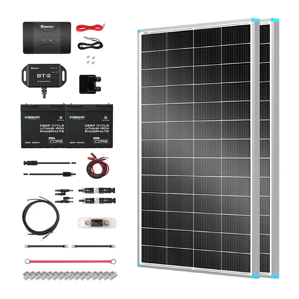 Customizable RV Solar Kit 400W 12V | DC-DC Battery Charger with MPPT Renogy
