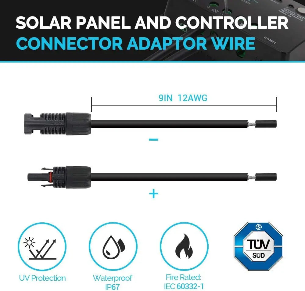 Open Box Renogy 200 Watts 12 Volts Monocrystalline Solar Bundle Kits Renogy