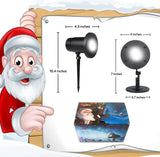 Dr. Prepare Christmas Projector Light with Snow Flakes Patterns Renogy