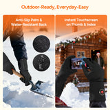 Dr.Prepare Heated Gloves with Dual 7.4V 3000mAh Batteries