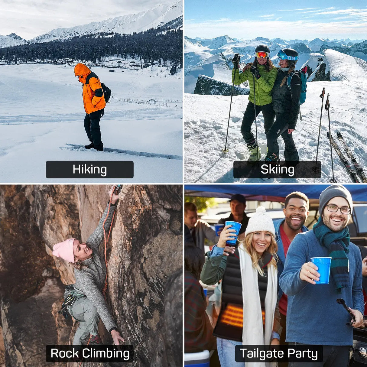 Dr.Prepare Electric Unisex Heated Vest with Removable Hood Renogy