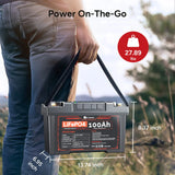 Dr.Prepare 2-in-1 PowerMax LiFePO4 Battery and Portable DC Power Station Renogy