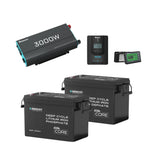 Off-Grid Core Solar Kit 7.68kWh | Optional ShadowFlux 400W/800W Panel Renogy US