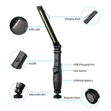 Dr. Prepare 700-lumens 3200mAh Foldable Rechargeable LED Work Light Renogy