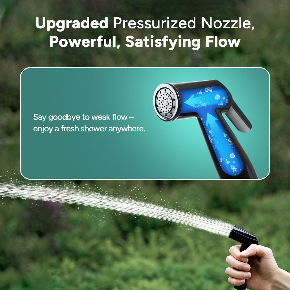 Dr.Prepare 15L Portable Camping Shower Kit with Foot Pump