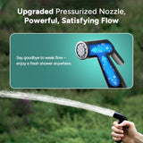 Dr.Prepare 15L Portable Camping Shower Kit with Foot Pump