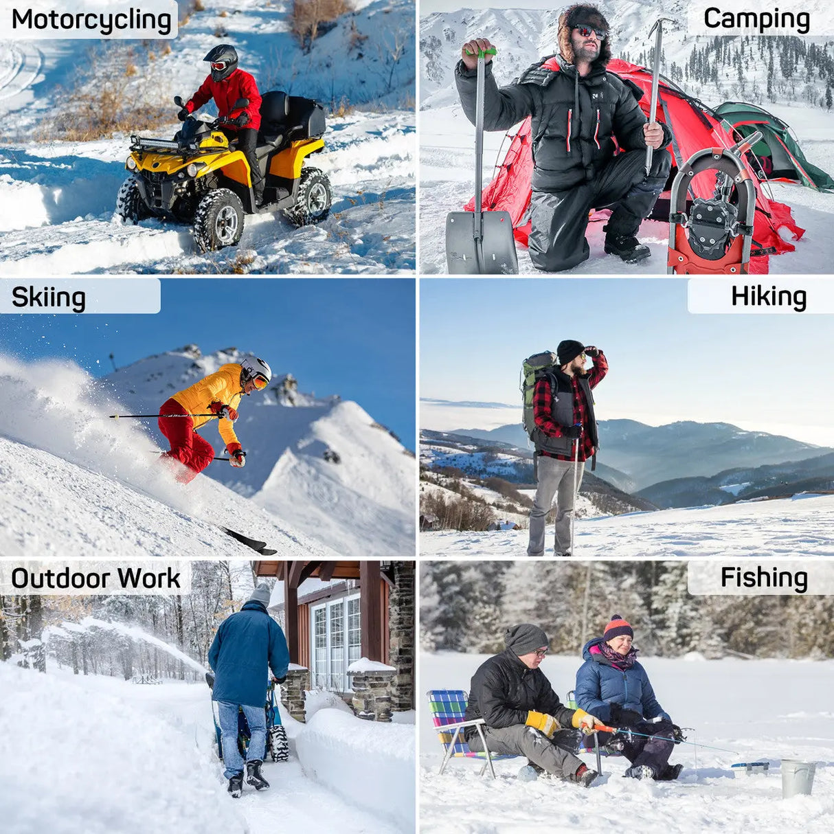 Dr.Prepare Unisex Heated Vest - 6 Heating Zones & Plus Size Renogy