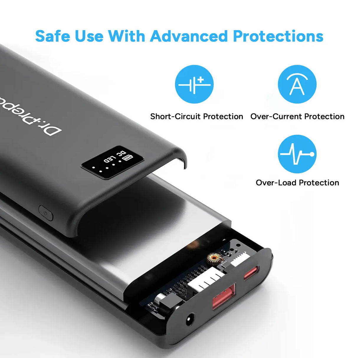 Dr. Prepare 16000mAh Portable Battery Fast-Charging Power Bank for Heated Vest Renogy