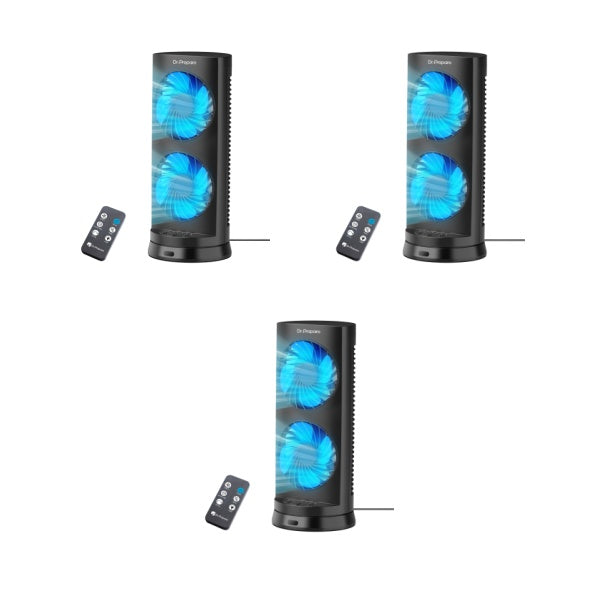 Dr.Prepare 10W DC Tower Fan with Remote