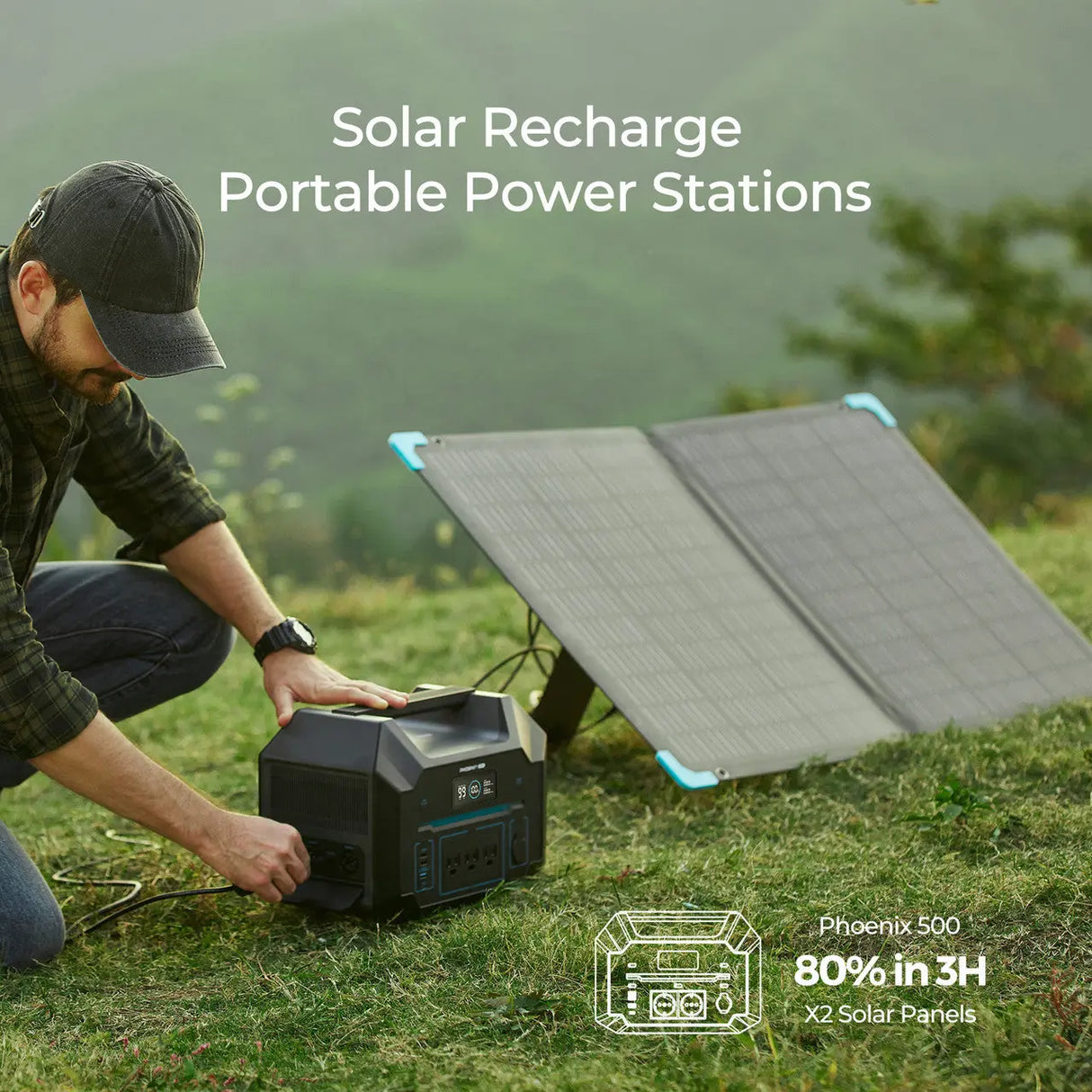 E.FLEX 120W Portable Solar Panel