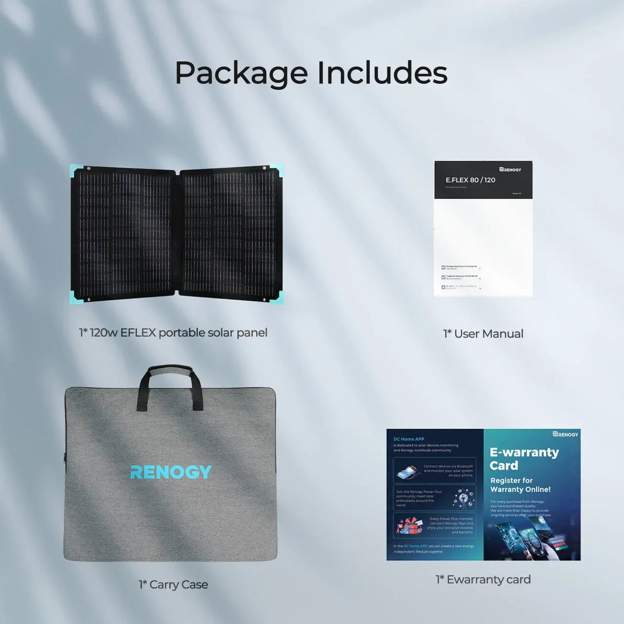 E.FLEX 120W Portable Solar Panel