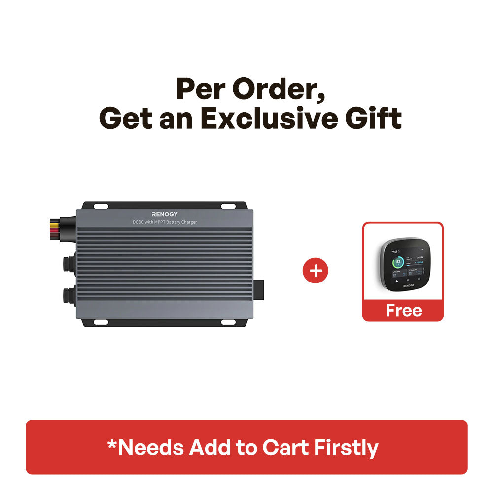 12V/24V IP67 50A DC-DC  Battery Charger with MPPT