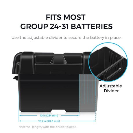 Fits Most Group 24-31 Batteries