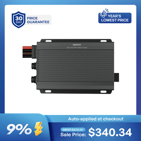 12V/24V IP67 50A DC-DC  Battery Charger with MPPT