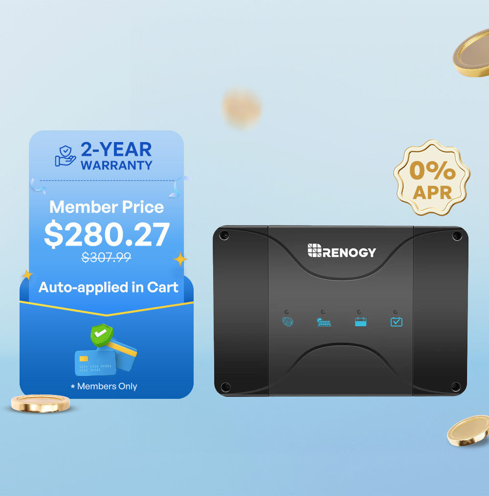 12V 30A/50A DC-DC On-Board Battery Charger with MPPT