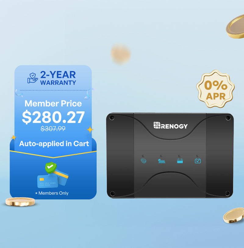 12V 30A/50A DC-DC On-Board Battery Charger with MPPT