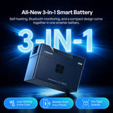 Reserve Mini Smart 12V 200Ah / 314Ah LiFePO4 Battery with Self Heating & Bluetooth