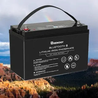 Refurbished 12V 100Ah Lithium Iron Phosphate Battery w/ Bluetooth Renogy