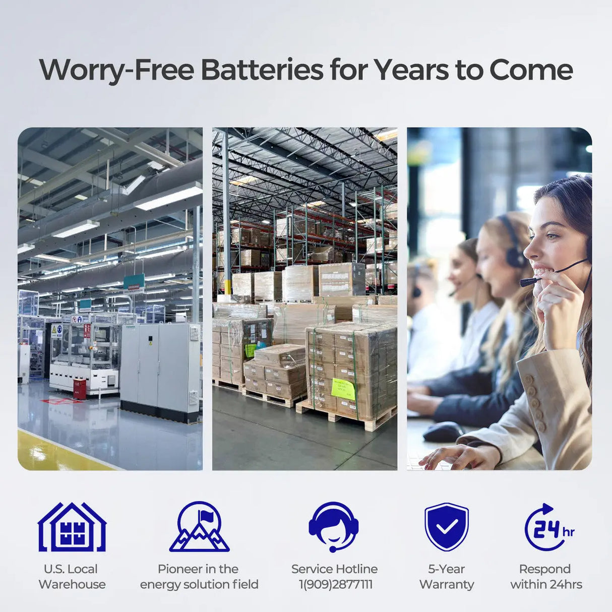 Refurbished 12V 100Ah Smart Lithium Iron Phosphate Battery Renogy