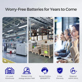 Refurbished 12V 100Ah Smart Lithium Iron Phosphate Battery Renogy