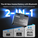 Pro - 12V 100Ah/200Ah Smart LiFePO4 Battery w/ Bluetooth & Self-Heating Renogy