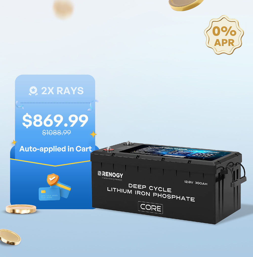 12V 300Ah LiFePO4 Battery w/ Low-Temperature Protection