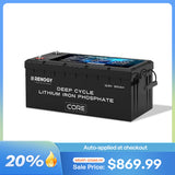 12V 300Ah LiFePO4 Battery w/ Low-Temperature Protection