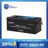12V 300Ah Deep Cycle Lithium Iron Phosphate Battery w/Self-Heating | Core Series