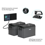 LP16 Plug (7-Pin) to RJ45 20Ft Communication Cable Renogy