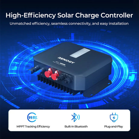 REGO 12V/24V/36V/48V 30A MPPT Solar Charge Controller