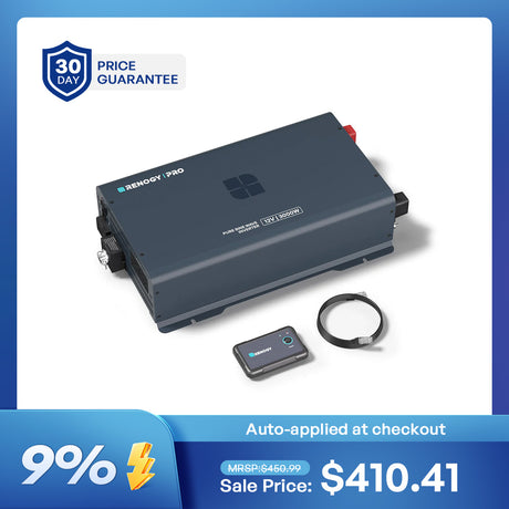 Pro 12V 3000W Pure Sine Wave Inverter with Bluetooth