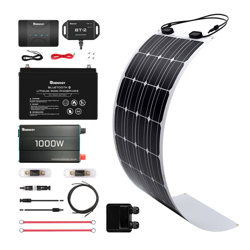 Renogy 100W 12V Solar RV Kit