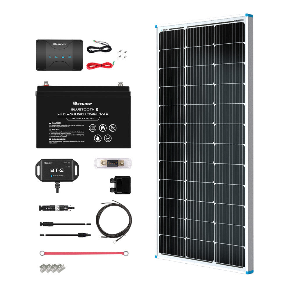 Renogy 100W 12V Solar RV Kit