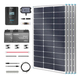 Essential Off-Grid Solar Kit 400W 12V | Optional 2.4kWh LiFePO4 Battery Renogy